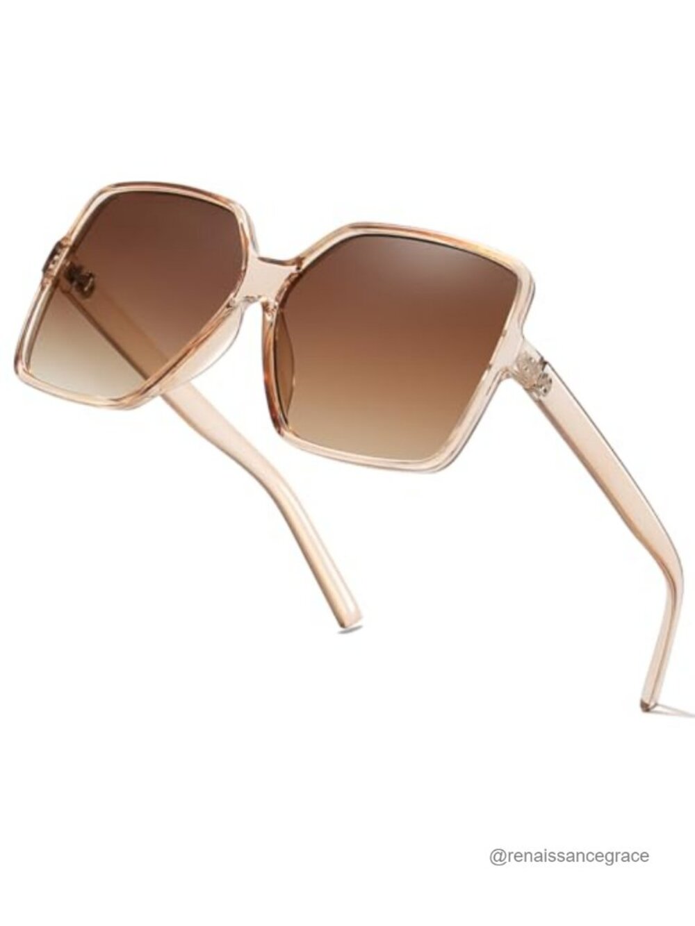 Chic Square Oversized Sunglasses 100% UV Protection Fashion Shades